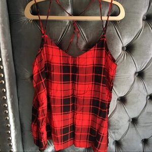 NWOT No Boundaries Criss Criss Back Tank Top